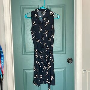 Button up floral dress